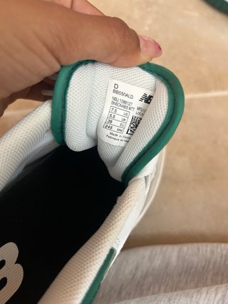New Balance 550 Verde y Blanco