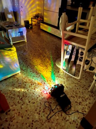 Foco LED Multicolores para Fiestas