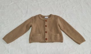 Chaqueta de punto marrón 36 meses