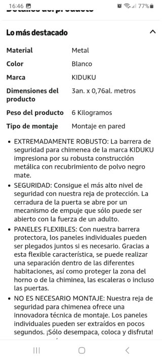 Barrera seguridad niños 3 metros