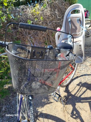Bicicleta con silla para niño