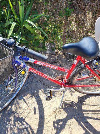 Bicicleta con silla para niño