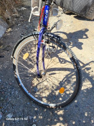 Bicicleta con silla para niño