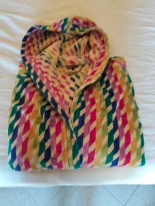 Accappatoio Uomo Missoni Fantasia Argyle Taglia XL