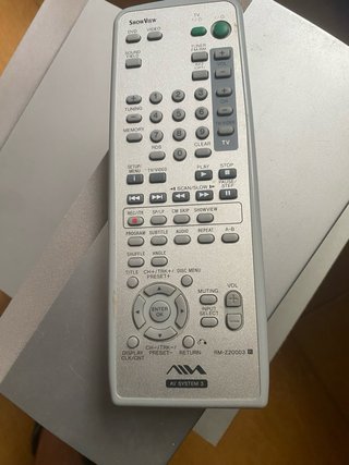 Altavoces Aiwa/Sony y Mando