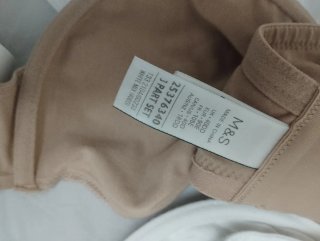 3 Sujetadores (Blanco y Marrón) Talla EU 90E
