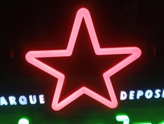 Insegna Luminosa Heineken Stella Rosa e Verde