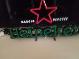 Insegna Luminosa Heineken Stella Rosa e Verde