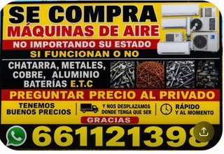 Se compa  Máquinas de Aire Acondicionado y Metales