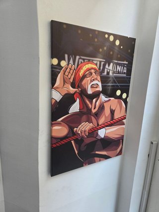 Quadro Hulk Hogan WWE 40x60 cm