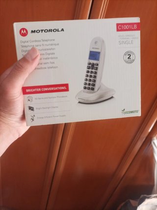 Teléfono Inalámbrico Motorola C1001LB Blanco