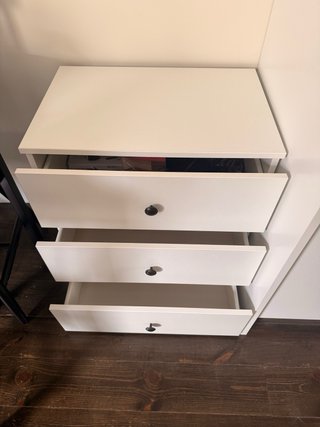 Cómoda 3 cajones IKEA GODISHUS Blanca