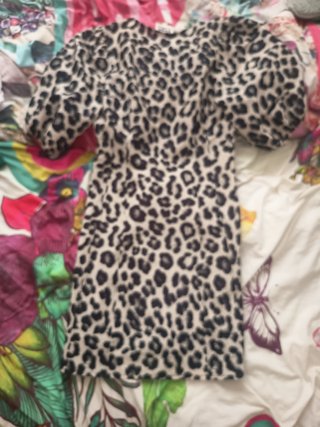 Vestido Bimba y Lola Animal Print Talla XS