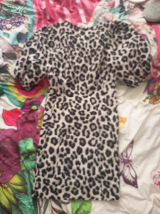 Vestido Bimba y Lola Animal Print Talla XS