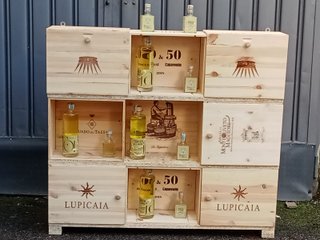Mobile in legno LUPICAIA da cassette vino