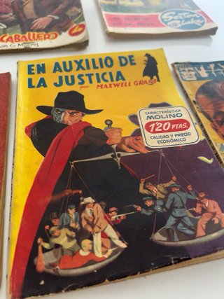 Lote 9 Novelas Pulp Antiguas (Años 30-50)