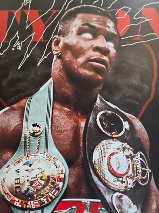 Quadro Mike Tyson 40x60 Cm Tela