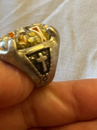 Anello vintage pietra multicolore