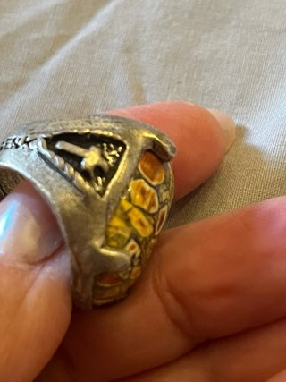 Anello vintage pietra multicolore