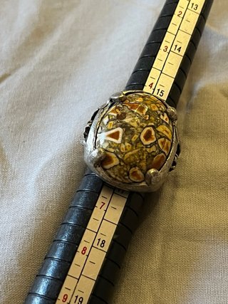 Anello vintage pietra multicolore