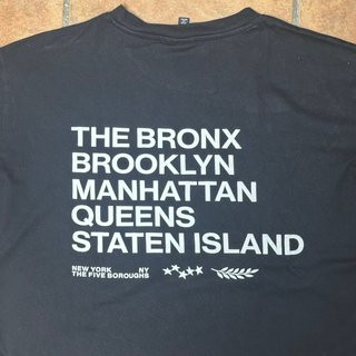 Camiseta H&M New York Five - Talla XL (Oversize)