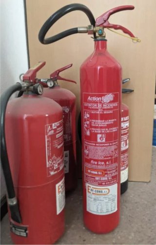 Pack 4 extintores de incendios