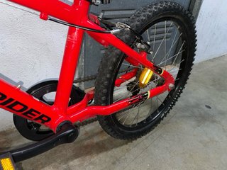 Bicicleta Rockrider 24'' Roja.