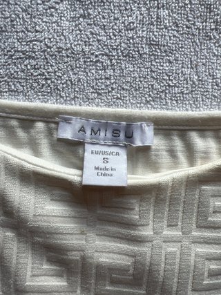 Top tirantes AMISU blanco talla S