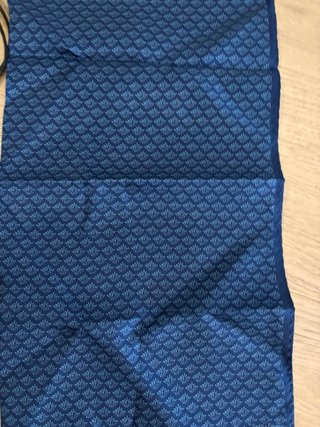 Pañuelo de seda Pineda Covalin azul