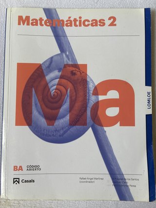 Matemáticas, 2 BA, Código abierto