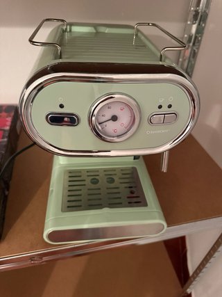 Cafetera Silvercrest estilo retro