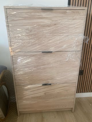 Mueble zapatero de madera