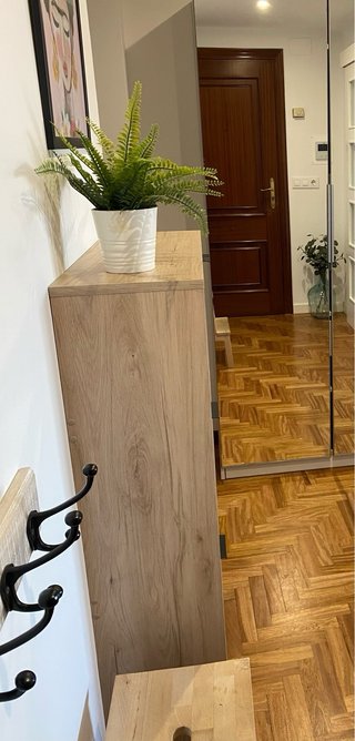 Mueble zapatero de madera