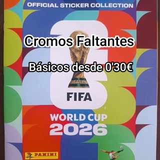 Panini Mundial Stickers 2026 Cromos Faltas