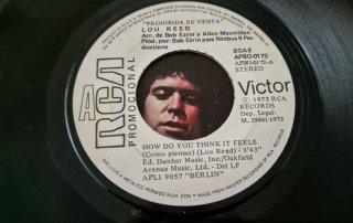 Lou Reed - How Do You Think It Feels PROMO - RARO
