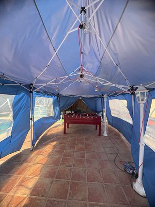 Carpa plegable 3x6m