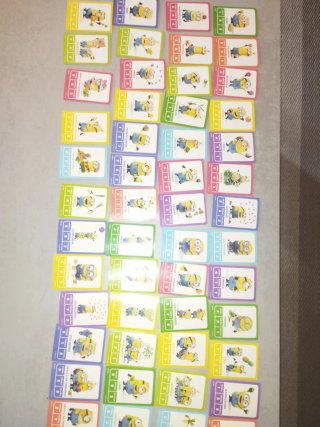 Cartas Minions TODA LA COLECCIÓN