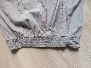 Camiseta manga corta mujer beige
