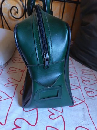 Maleta Vintage Verde Botella Años 70