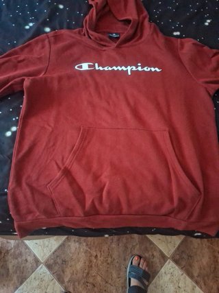 Sudadera Champion 2XL Niño 15/16 Años Roja