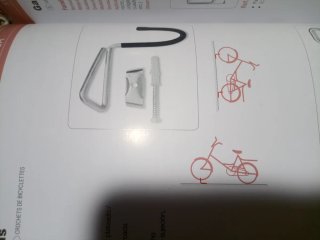 Gancho para colgar bicicleta