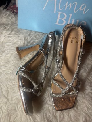 Sandalias Alma Blue Plata