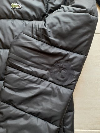 Piumino Lacoste Nero con Cappuccio - Taglia 48