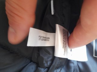 Piumino Lacoste Nero con Cappuccio - Taglia 48