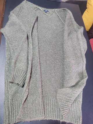 Rebeca de punto Kiabi Verde Talla XL