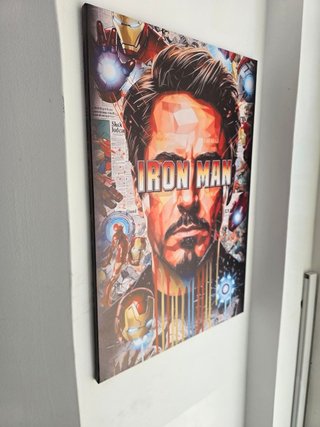 Quadro Iron Man Tony Stark 40x60 Cm