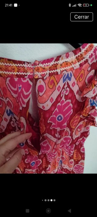 Vestido Sfera Étnico Largo Verano
