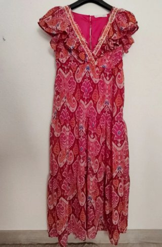 Vestido Sfera Étnico Largo Verano