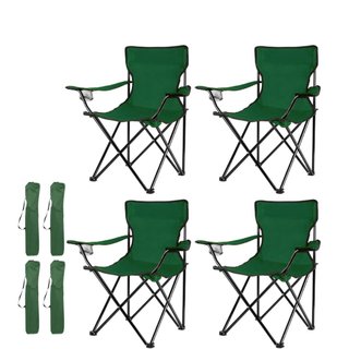 Pack 4 Sillas Plegables Camping Pesca Playa