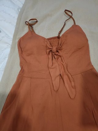 Vestido de verano naranja